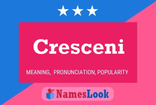 ملصق اسم Cresceni