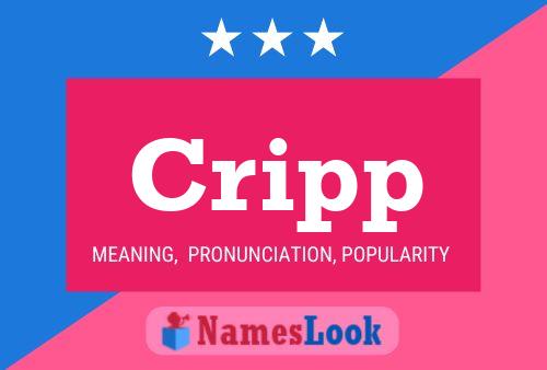 ملصق اسم Cripp