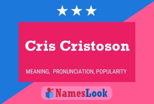 ملصق اسم Cris Cristoson