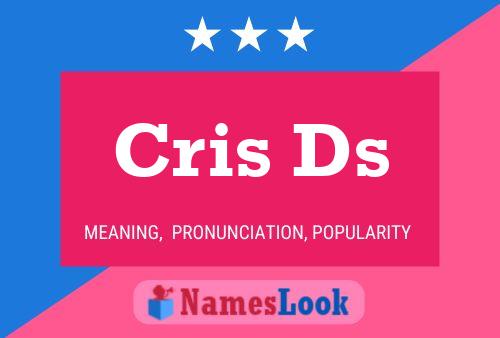 ملصق اسم Cris Ds