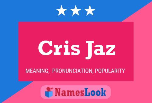 ملصق اسم Cris Jaz