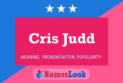 ملصق اسم Cris Judd