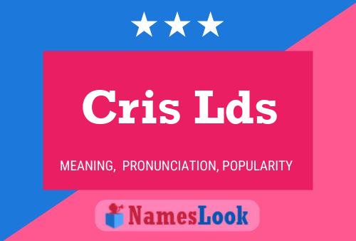 ملصق اسم Cris Lds