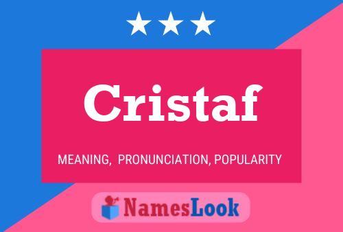 ملصق اسم Cristaf