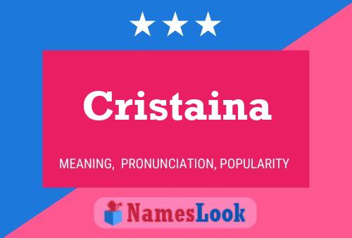 ملصق اسم Cristaina