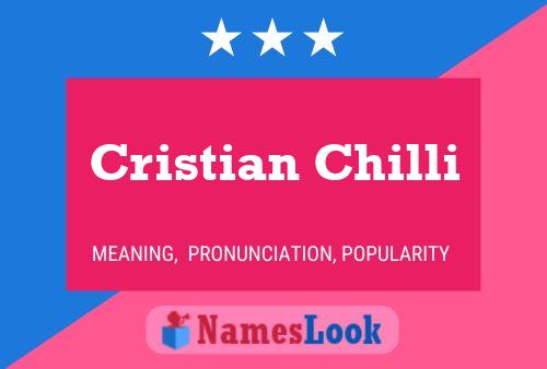 ملصق اسم Cristian Chilli