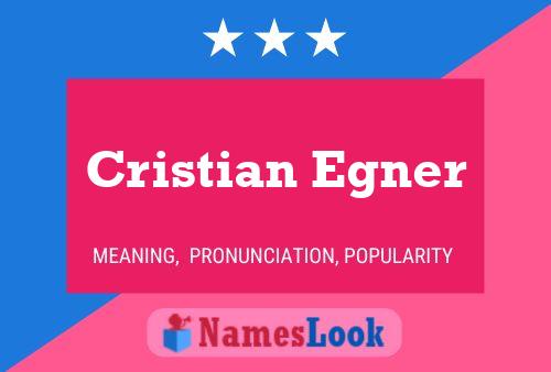 ملصق اسم Cristian Egner