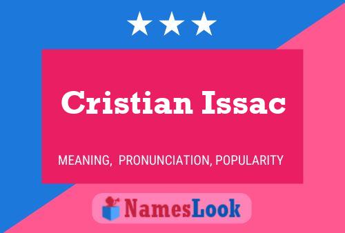 ملصق اسم Cristian Issac