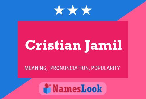 ملصق اسم Cristian Jamil