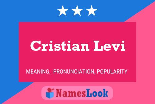 ملصق اسم Cristian Levi