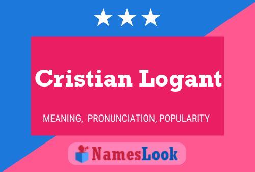 ملصق اسم Cristian Logant