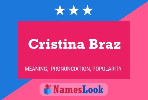 ملصق اسم Cristina Braz