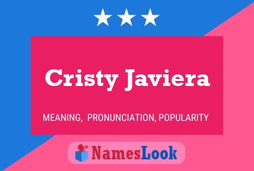 ملصق اسم Cristy Javiera