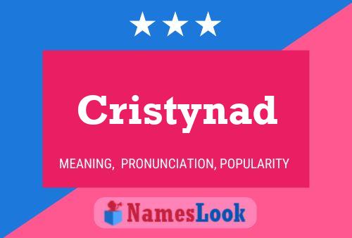 ملصق اسم Cristynad