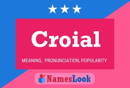 ملصق اسم Croial