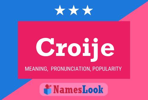 ملصق اسم Croije