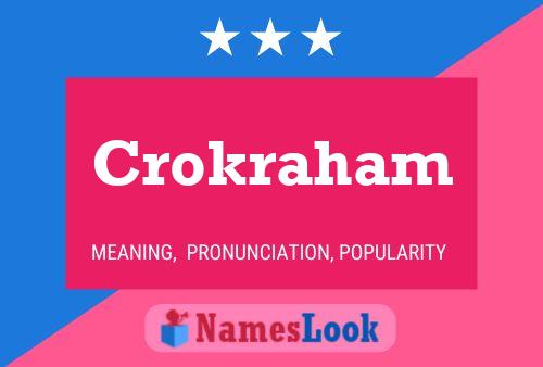 ملصق اسم Crokraham