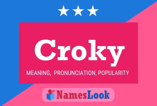 ملصق اسم Croky