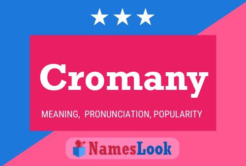 ملصق اسم Cromany