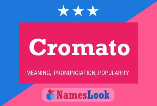 ملصق اسم Cromato