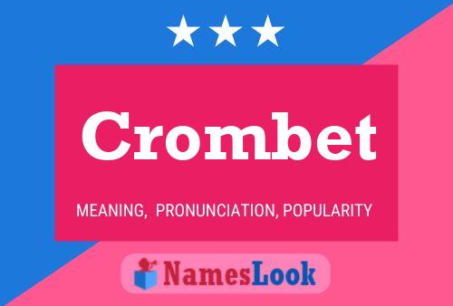 ملصق اسم Crombet