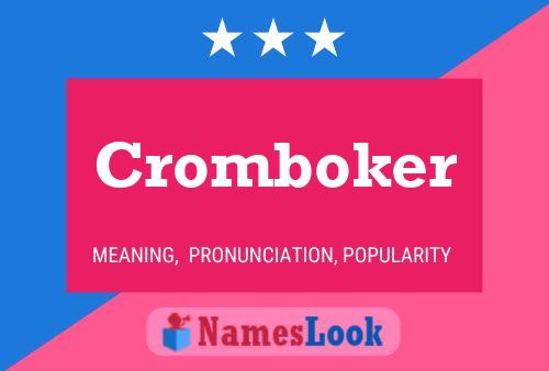 ملصق اسم Cromboker