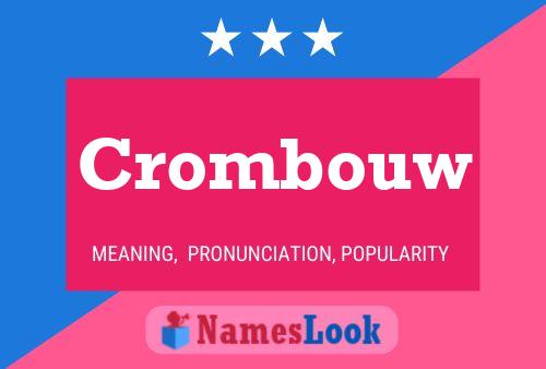 ملصق اسم Crombouw