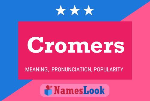 ملصق اسم Cromers