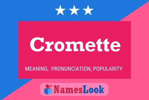 ملصق اسم Cromette