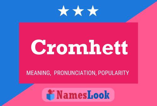 ملصق اسم Cromhett