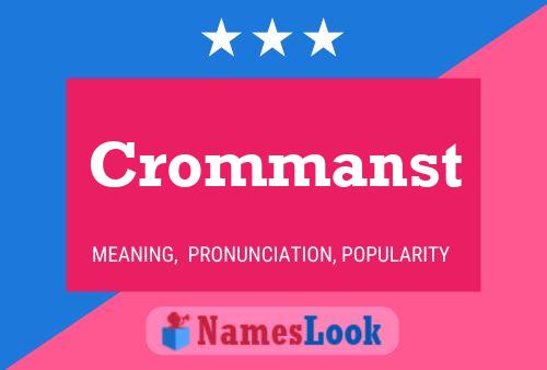 ملصق اسم Crommanst