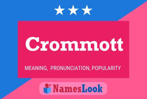 ملصق اسم Crommott