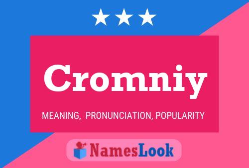 ملصق اسم Cromniy