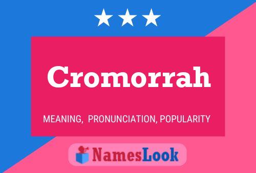 ملصق اسم Cromorrah