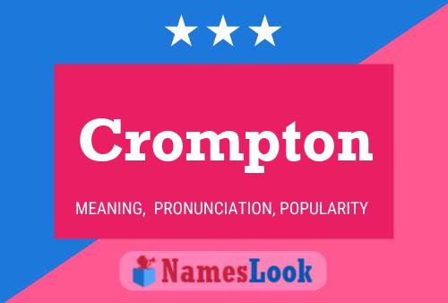 ملصق اسم Crompton