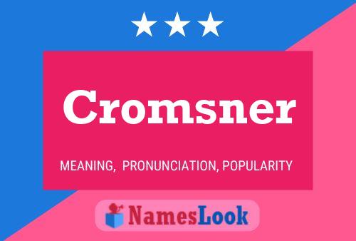 ملصق اسم Cromsner