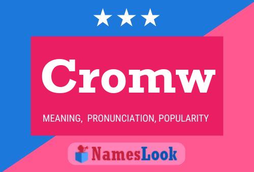 ملصق اسم Cromw