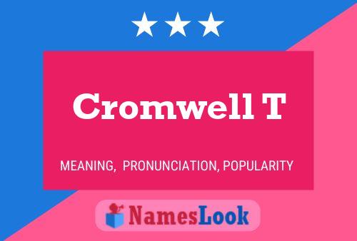 ملصق اسم Cromwell T