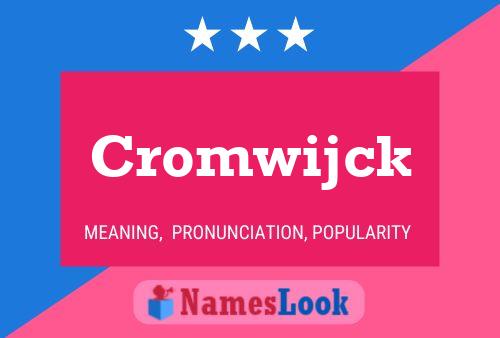 ملصق اسم Cromwijck