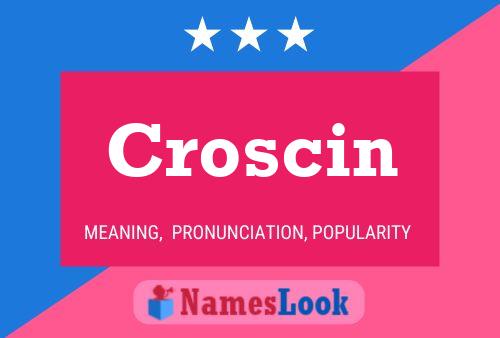 ملصق اسم Croscin