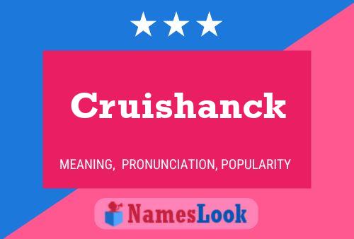 ملصق اسم Cruishanck