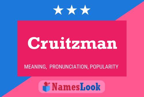 ملصق اسم Cruitzman