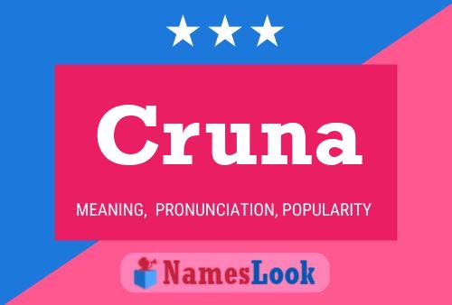 ملصق اسم Cruna