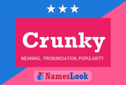 ملصق اسم Crunky