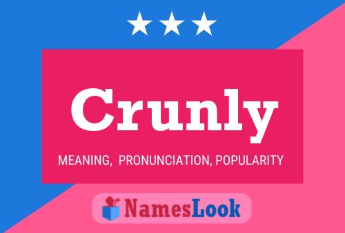 ملصق اسم Crunly