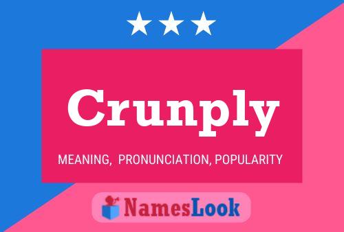 ملصق اسم Crunply