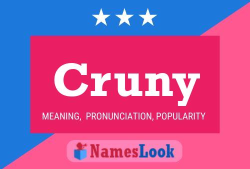 ملصق اسم Cruny