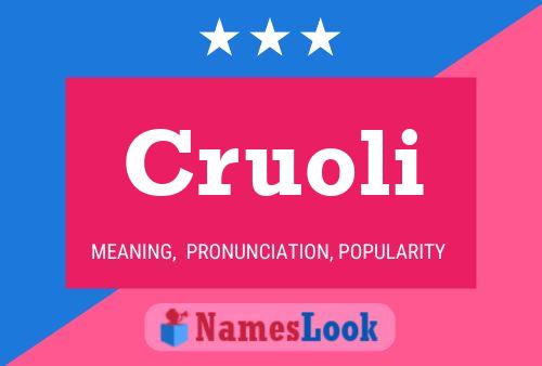 ملصق اسم Cruoli