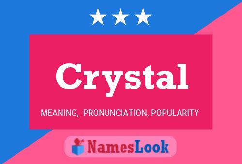 ملصق اسم Crystal