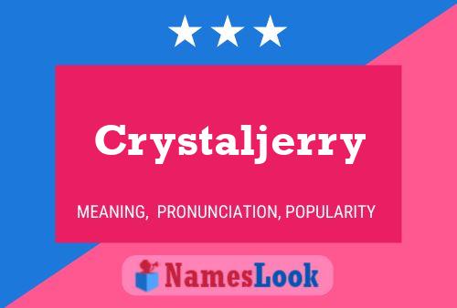 ملصق اسم Crystaljerry